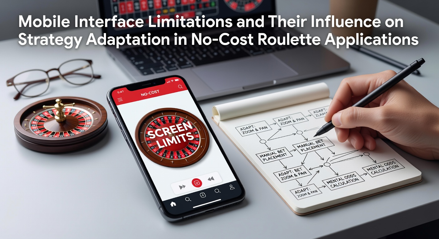 Mobile roulette app interface displaying touch controls and wheel visibility constraints on a smartphone screen