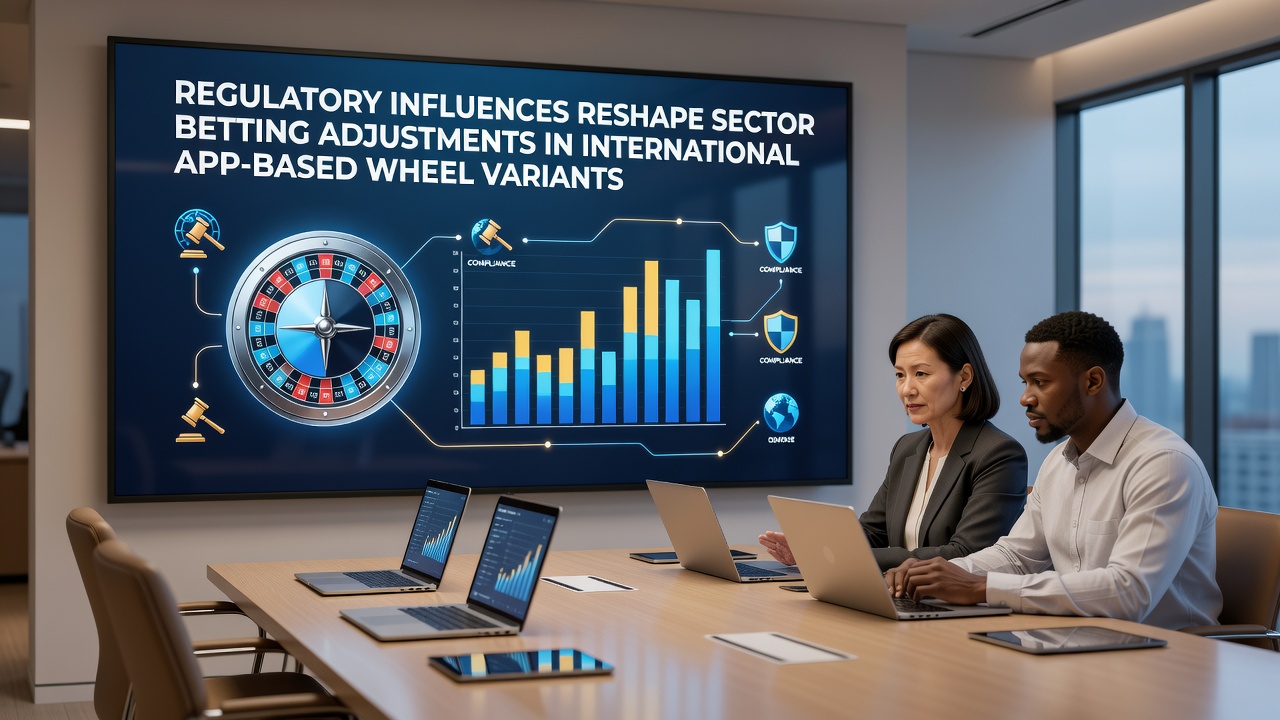 Regulatory compliance dashboard within a wheel gaming app showing sector bet limits and incentive tier progress bars