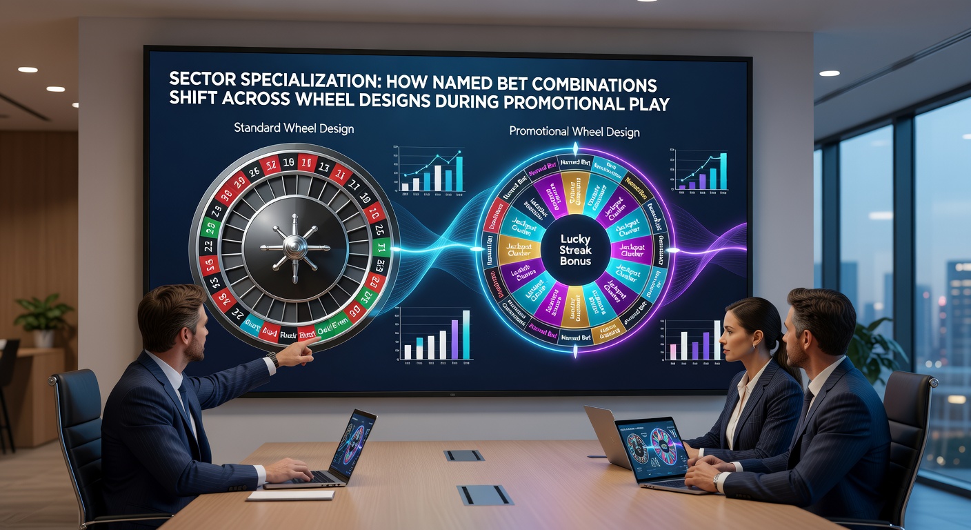 Comparison chart of named bet sectors adapted for American and European roulette wheels in promotional settings