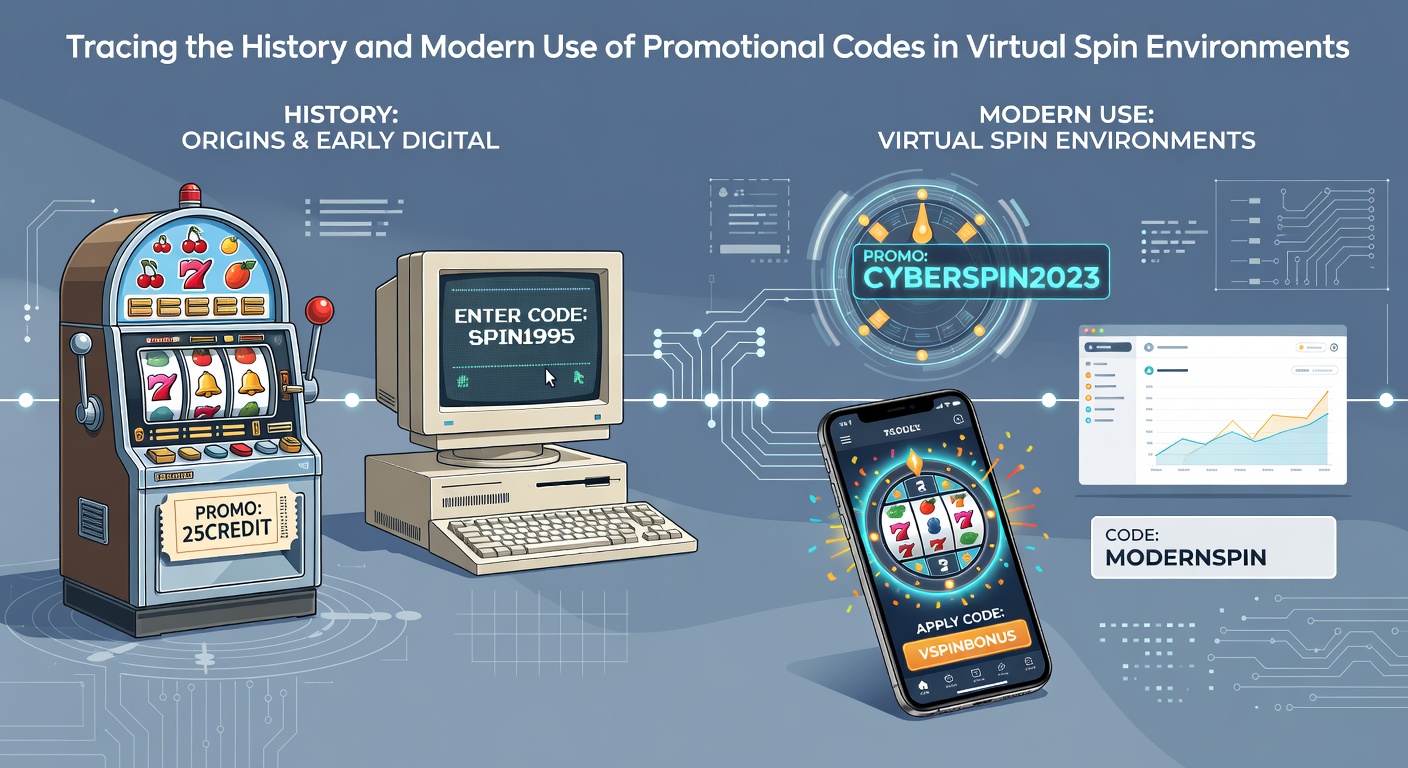 Modern virtual spin interface with active promotional code redemption and digital roulette wheel in a contemporary online casino setting